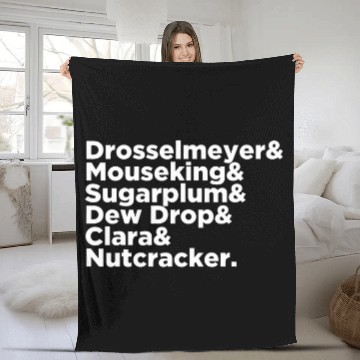 Discover Character List Ballet Nutcracker Crew Fleece Blankets