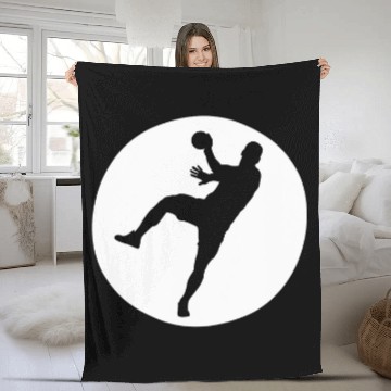 Discover Handball Handballer Circle Baseball Tees Fleece Blankets