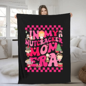 Discover In My Nutcracker Mom Era Christmas Nutcracker Ballet Festive 4 Baseball Tees Fleece Blankets