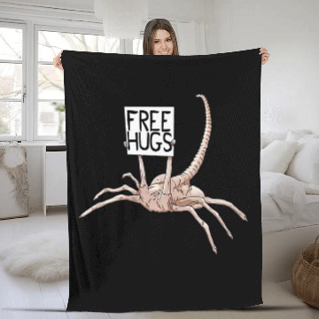 Discover frees Hugs Alien Zip Fleece Blankets