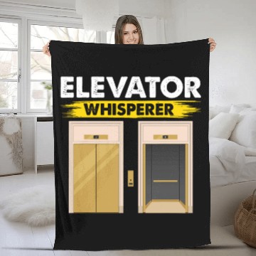 Discover Elevator Whisperer Elevator Mechanic Novelty Graphic Baseball Tees Fleece Blankets