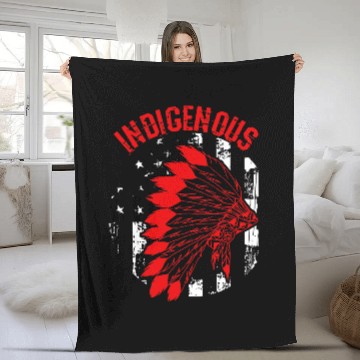 Discover Indigenous Native Americans antis Columbus Day American Pride Baseball Tees Fleece Blankets