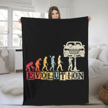 Discover Mechanic Evolution vintages 24 Baseball Tees Fleece Blankets