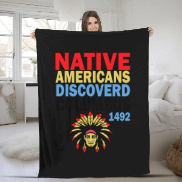 Discover Indigenous Peoples Day Not Columbus Day 2 Baseball Tees Fleece Blankets