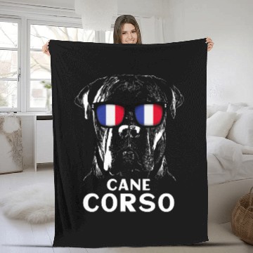 Discover Cane Corso Sunglasses France Flag Zip Fleece Blankets