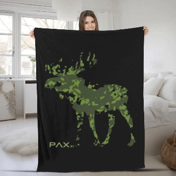 Discover PAX Marshy Camo Moose Fleece Blankets