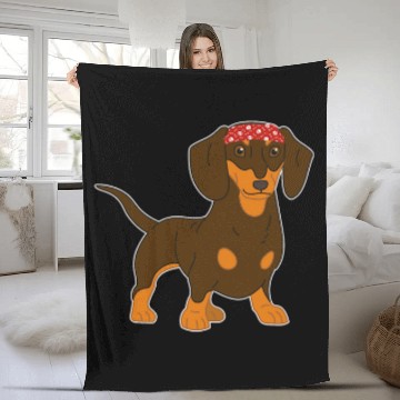 Discover Dachshund Biker Bandana Motorcycle Baseball Tees Fleece Blankets