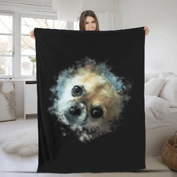 Discover Cute Dog Chihuahua Zip Fleece Blankets