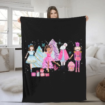 Discover Christmas Nutcracker Ballet Sugar Plum Fairy Pajamas Girls Baseball Tees Fleece Blankets