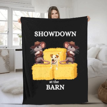 Discover Fun Barn Hunt design with a Jack Russell Terrier Zip Fleece Blankets