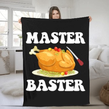 Discover Lacrosse Gift Master Baster Baked Turkey Fleece Blankets
