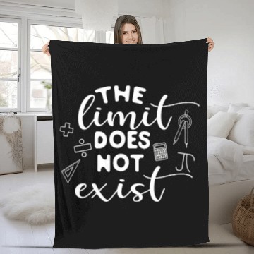 Discover Math Teacher Appreciation Educator The Limit Not Exist 21 Fleece Blankets