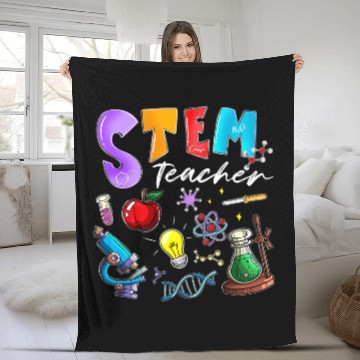 Discover Steminist STEM Teacher Science Technology Engineering Math 24 Baseball Tees Fleece Blankets
