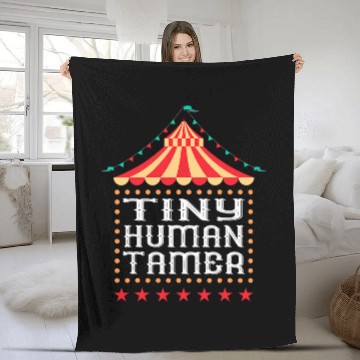 Discover Funny Daycare Kindergarten teacher Circus tiny human tamer 1 Baseball Tees Fleece Blankets
