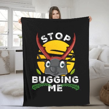 Discover Stop Bugging Me Bug Beetle Baseball Tees Fleece Blankets
