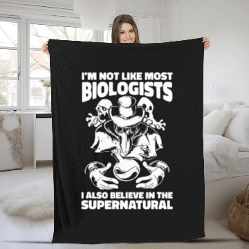 Discover Biologist Science Teacher Student Biology Halloween Baseball Tees Fleece Blankets