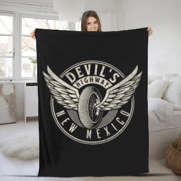 Discover Devils Highway New Mexico Biker Motorcycle Trails Baseball Tees Fleece Blankets
