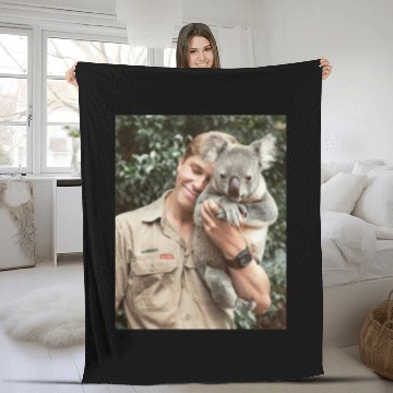 Discover robert irwin Fleece Blankets