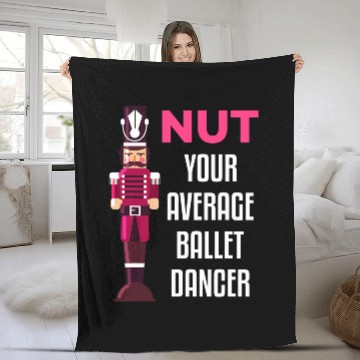 Discover Funny Nutcracker Ballet Dancer Ballerina Gift Baseball Tees Fleece Blankets