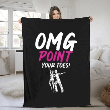 Discover Dancing Choreographer Dance Instructor Funny Dance Teacher Fleece Blankets