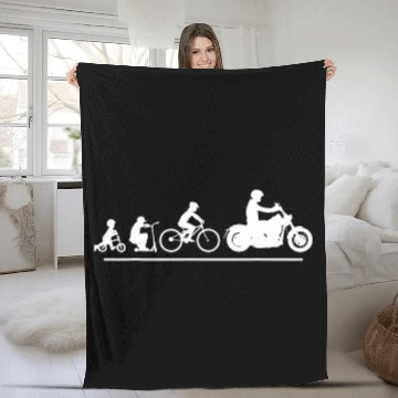 Discover Evolution Motorcycle Biker Gift Baseball Tees Fleece Blankets