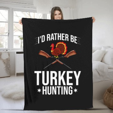 Discover Turkey Hunting Hunter Season 25 Baseball Tees Fleece Blankets