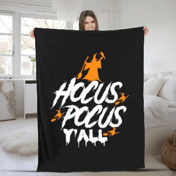 Discover Hocus Pocus Yall Witch Halloween Witch Party Quote Baseball Tees Fleece Blankets