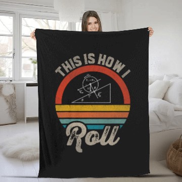 Discover Math Teacher This Is How I Roll Physics Science Geometry Fun Baseball Tees Fleece Blankets