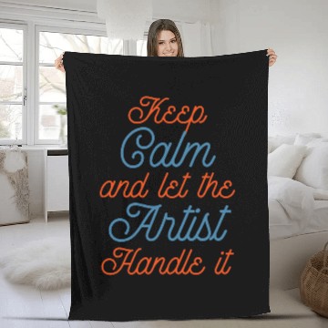 Discover Keep Calm Let Artist Handle It Labour Day Art Workers Day Baseball Tees Fleece Blankets