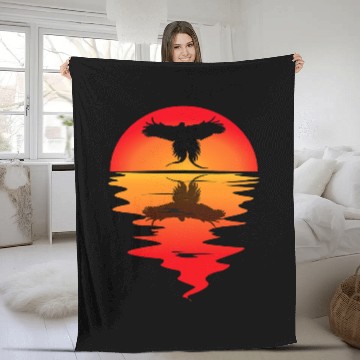 Discover Pheasant Hunting vintages Sunset Pheasant Hunting Bird Lover Fleece Blankets
