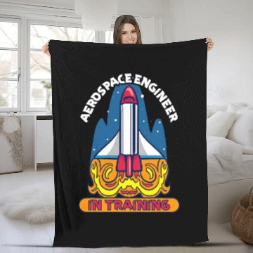 Discover Girl Astronaut Astronomy Solar System Outer Space Kids Zip Fleece Blankets