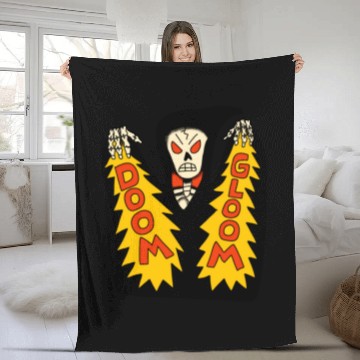 Discover Dooom and Gloom Fleece Blankets