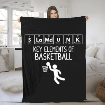 Discover Periodic Table of Elements funny basketball design Baseball Tees Fleece Blankets
