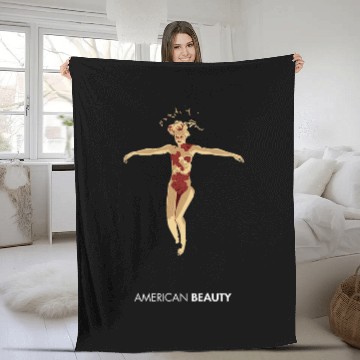 Discover American Beauty Fleece Blankets