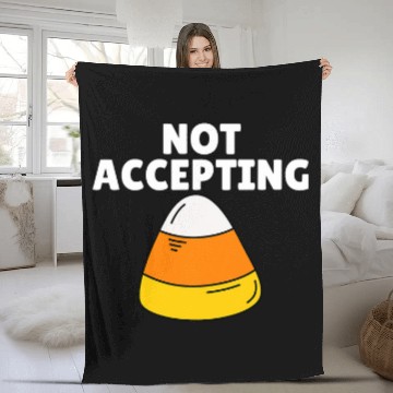 Discover Lacrosse Gift Not Accepting Candy Corn Halloween Lazy Costume Fleece Blankets Fleece Blankets