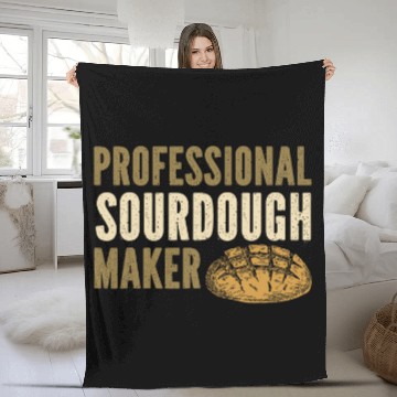 Discover Homestead Bread Maker Sourdough Baker Fleece Blankets