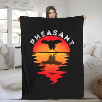 Discover Pheasant Hunting vintages Sunset Pheasant Hunting Bird Lover 22 Baseball Tees Fleece Blankets