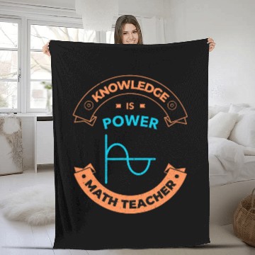 Discover Math Teacher   Love Math Charts Math Graph Math Teacher Zip Fleece Blankets