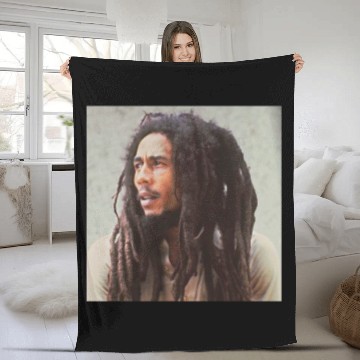 Discover Bob Marley Fleece Blankets