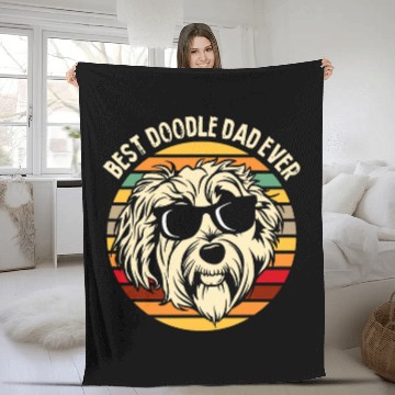 Discover Mens bests Doodle Dad Ever Labradoodle Goldendoodle Baseball Tees Fleece Blankets