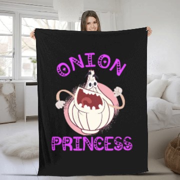 Discover Onion Princess Culinary Chef Cook Cooking School Vegetable Baseball Tees Fleece Blankets