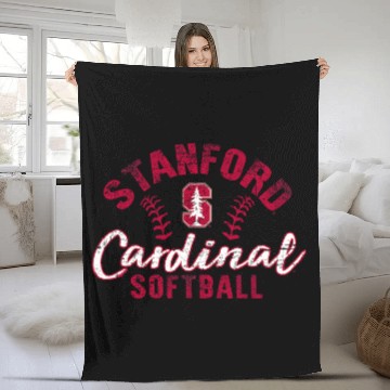 Discover Stanford Cardinal Softball vintages Officially Licensed Baseball Tees Fleece Blankets
