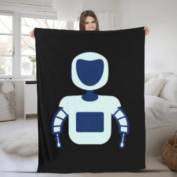 Discover Robot Robots Robotics Engineering Engineer 21 Fleece Blankets