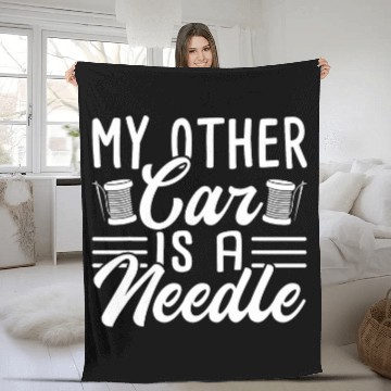 Discover My Other Car Is A Needle Cross Stitch Needlepoint Art 1 Baseball Tees Fleece Blankets