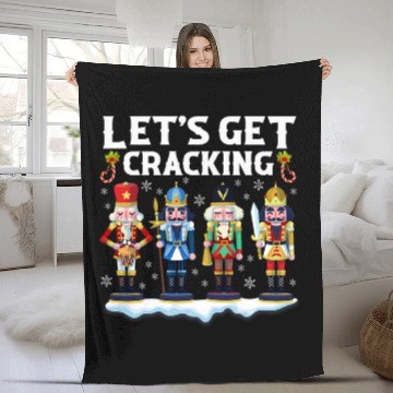 Discover Lets Get Cracking Christmas Nutcracker Ballet Festive Gift 1 Baseball Tees Fleece Blankets