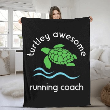 Discover Running Coachs Trainer Fleece Blankets