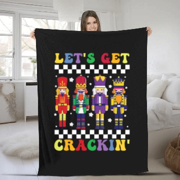 Discover Lets Get Cracking Christmas Nutcracker Ballet Xmas Baseball Tees Fleece Blankets