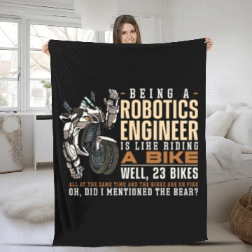 Discover Robot Robotics Engineer Being A Robotics Engineer Is Like Fleece Blankets