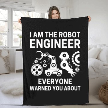 Discover Robot   Robotics Engineer AI Technology Cyborg Machine 23 Fleece Blankets