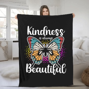 Discover Monark Butterfly Kindness Is Beautiful Monarch Butterfly Baseball Tees Fleece Blankets